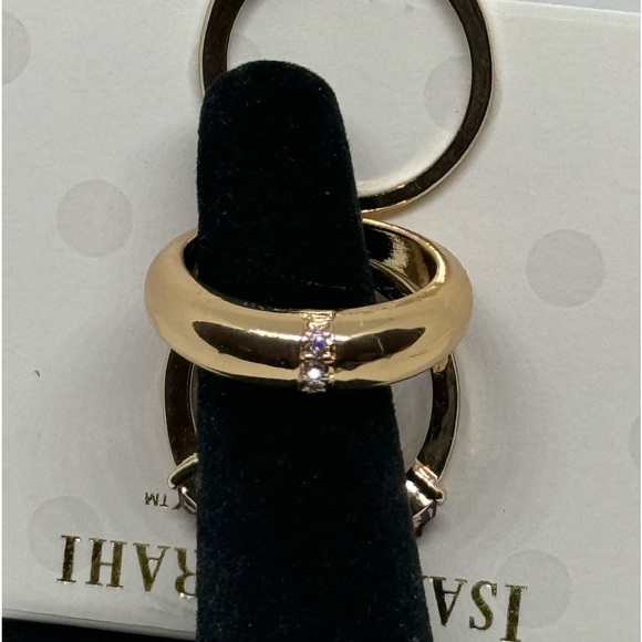 Isaac Mizrahi Set of 3 Statement Ring SZ 8 - Picture 5 of 10